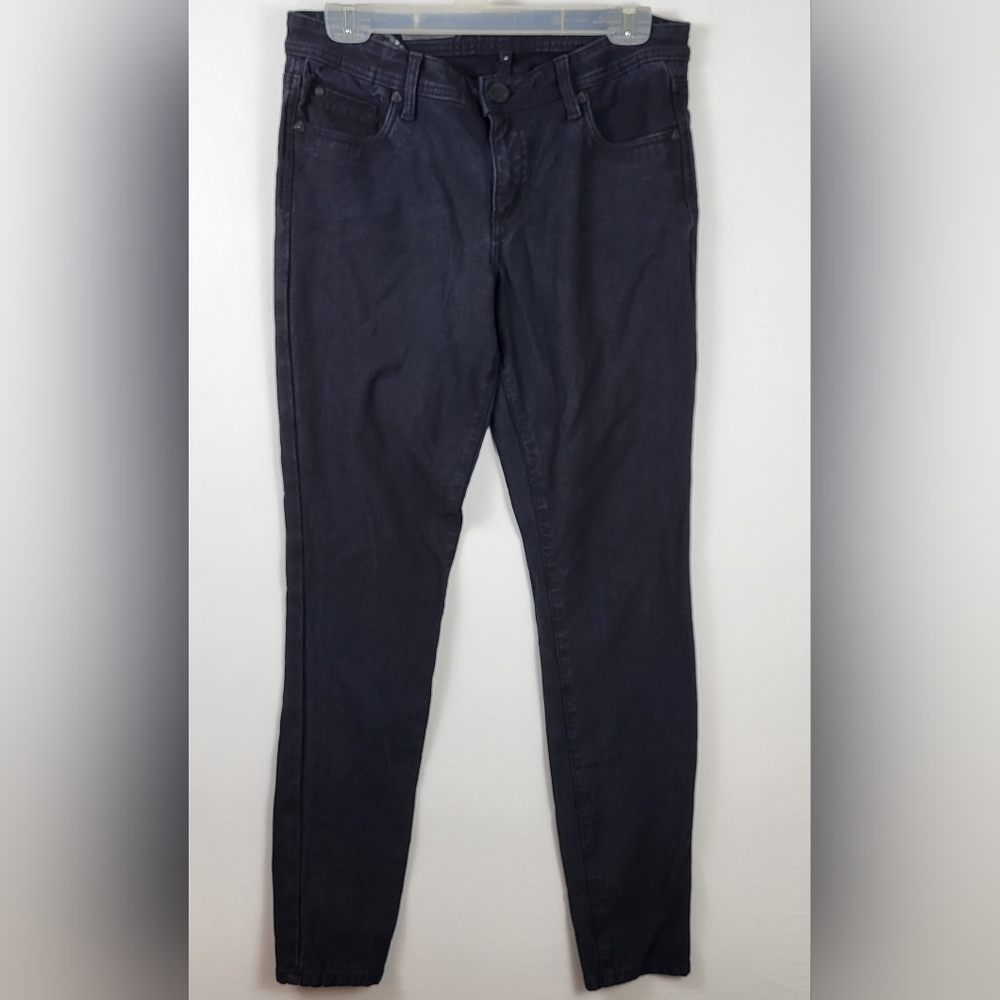 Kut From the Kloth Mia Toothpick Skinny Black Jeans Size 8
